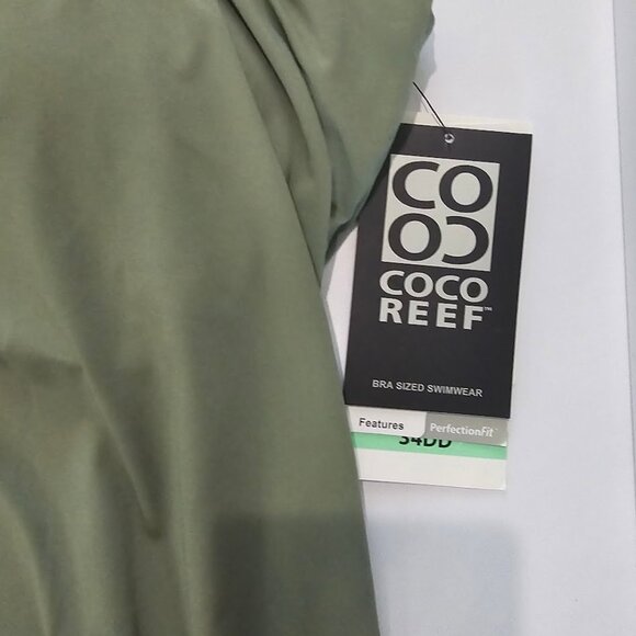 Coco Reef Classic Solids Ultra-Fit Underwire Tankini Top 34DD - Picture 8 of 13